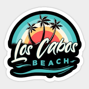 Los Cabos - Beach T-shirt Sticker